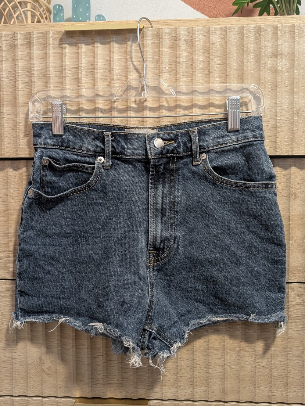 Organic Cotton Everlane Denim High Waist Shorts